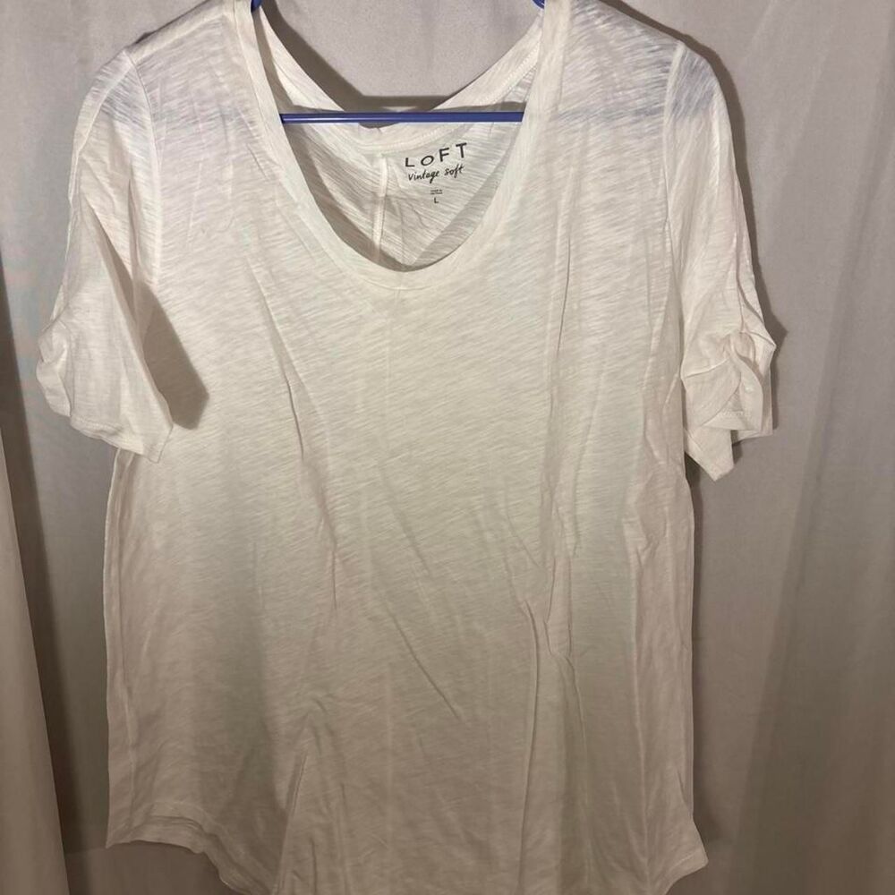 Loft Women's White Blouse